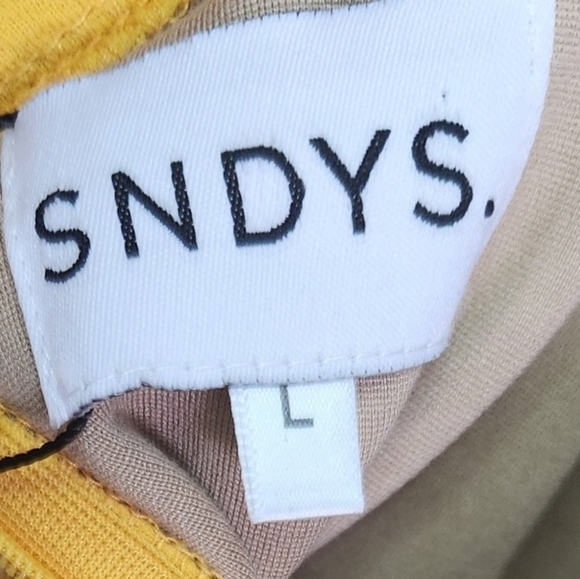 NWT SNDYS Sundays The Label Tasha Midi Mango Dress Size L - Picture 11 of 14